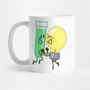 Test Tube x Lightbulb (Inanimate Insanity) Mug